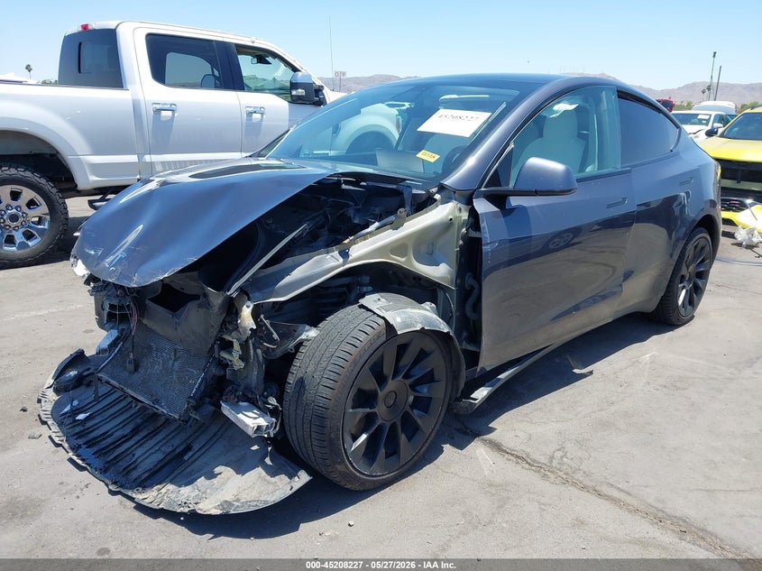 Vin: 5yjygdee7mf245721, lot: 45705968, tesla model y long range dual motor all-wheel drive 20212