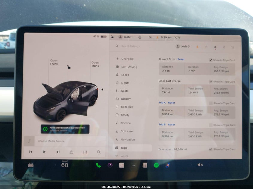 2021 TESLA MODEL Y SPORT UTILITY VEHICLE ELECTRIC