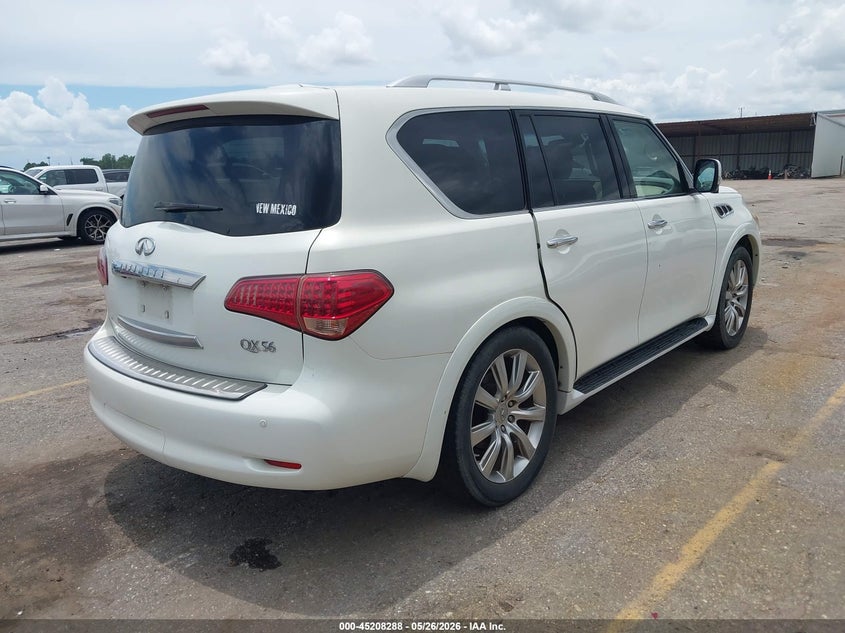 Vin: jn8az2nfxb9504321, lot: 45706029, infiniti qx56 20114