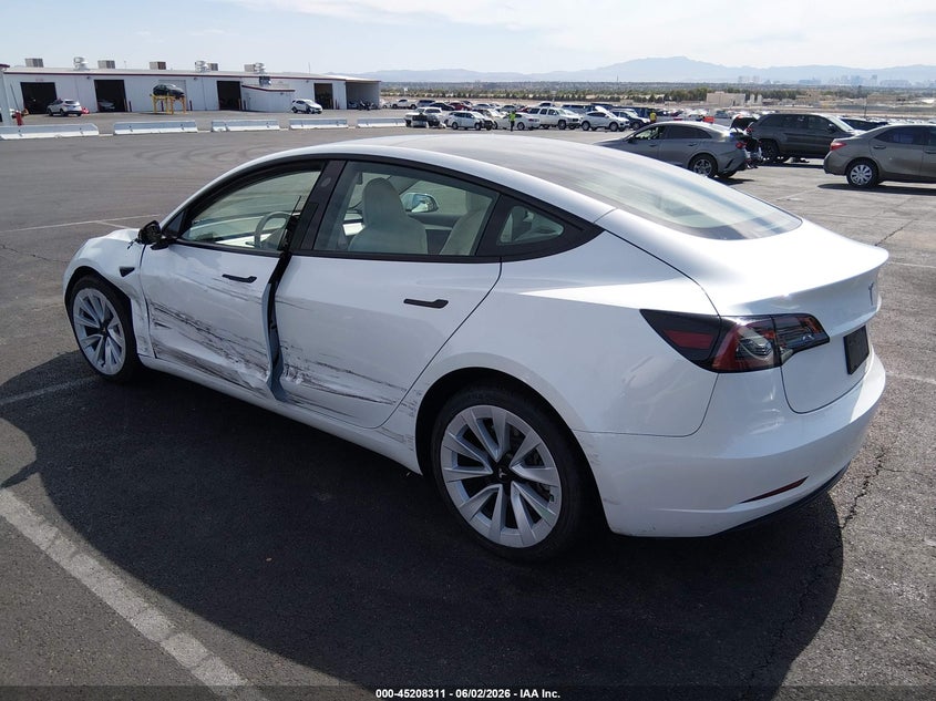Vin: 5yj3e1eb7pf635274, lot: 45706052, tesla model 3 long range dual motor all-wheel drive 20233