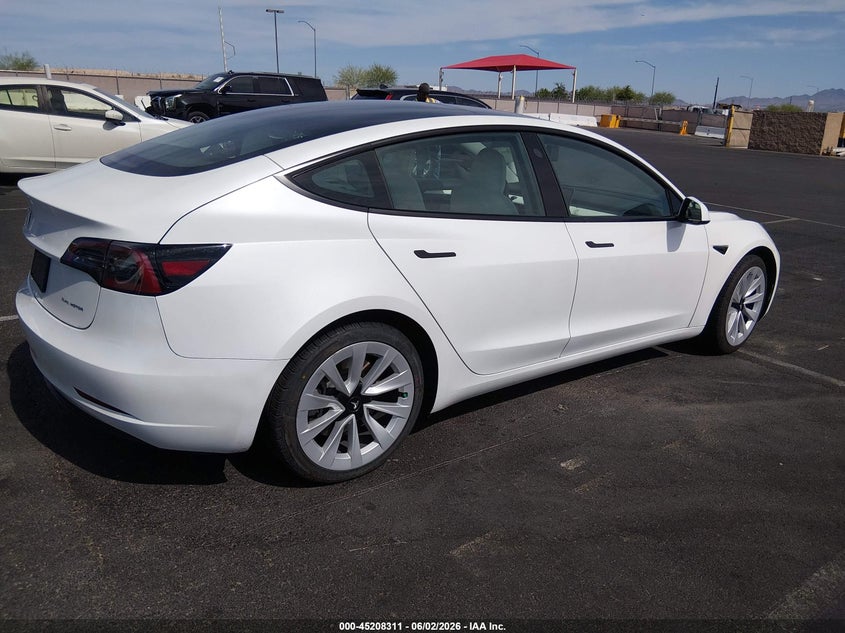 Vin: 5yj3e1eb7pf635274, lot: 45706052, tesla model 3 long range dual motor all-wheel drive 20234