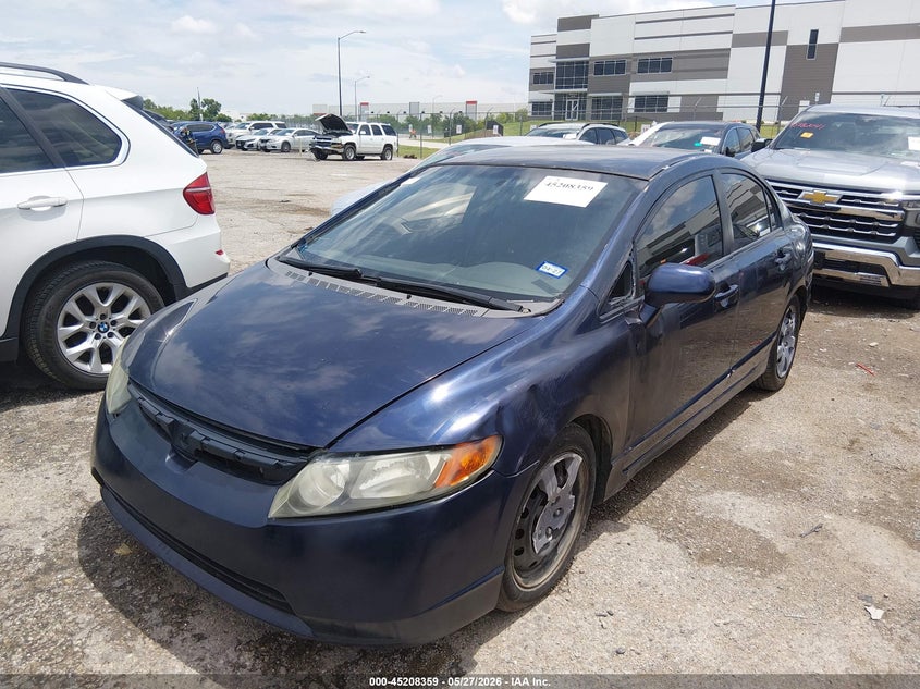 2007 Honda Civic Lx 1HGFA16587L051451 photo 1