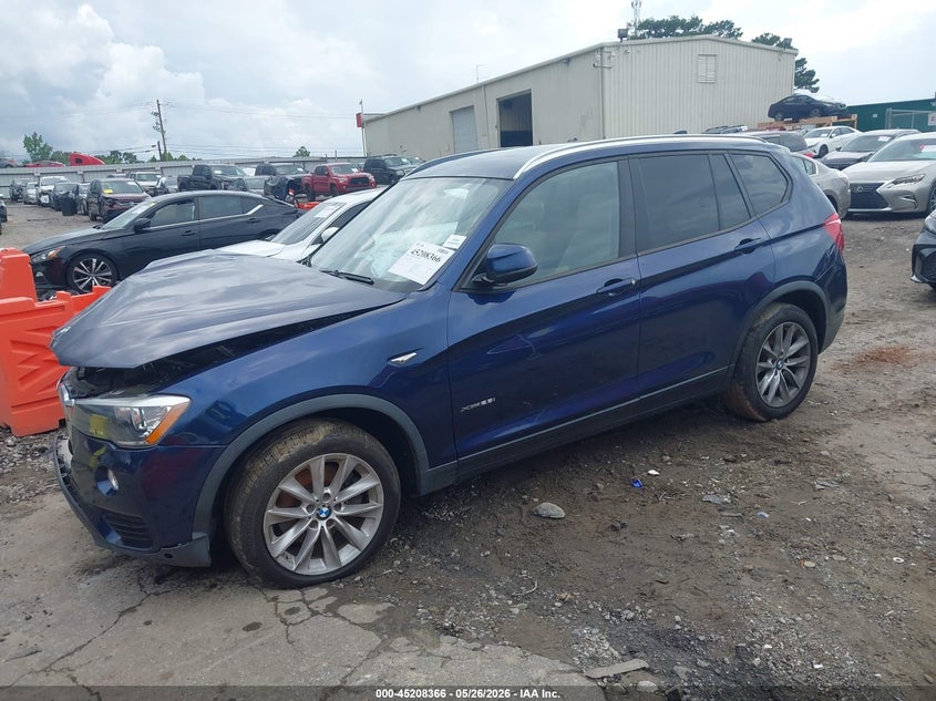 Vin: 5uxwx9c58f0d48544, lot: 45706107, bmw x3 xdrive28i 20152