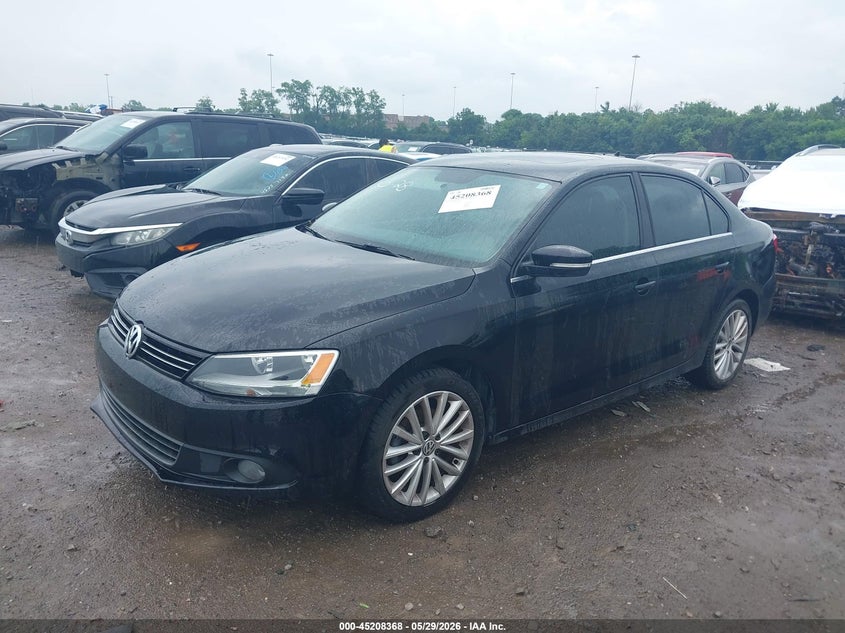2012 Volkswagen Jetta 2.5 2.5L Sel black Lot 111045208368 Vin 3VWLP7AJ7CM314574