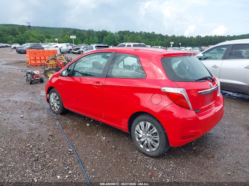 Vin: jtdjtud39cd502753, lot: 45706113, toyota yaris l 20123