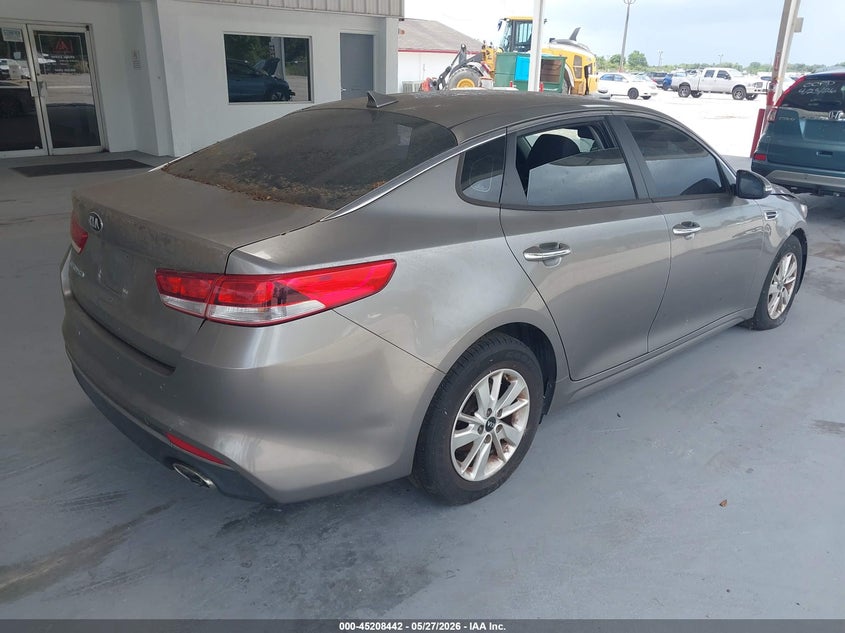 Vin: 5xxgt4l37gg026798, lot: 45706183, kia optima lx 20164