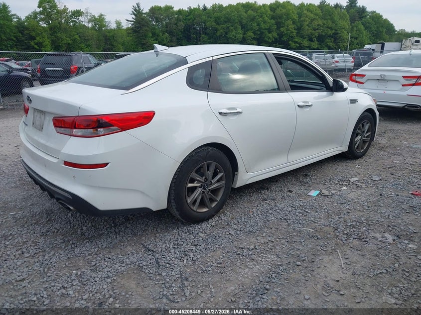 Vin: 5xxgt4l38kg326729, lot: 45706190, kia optima lx 20194