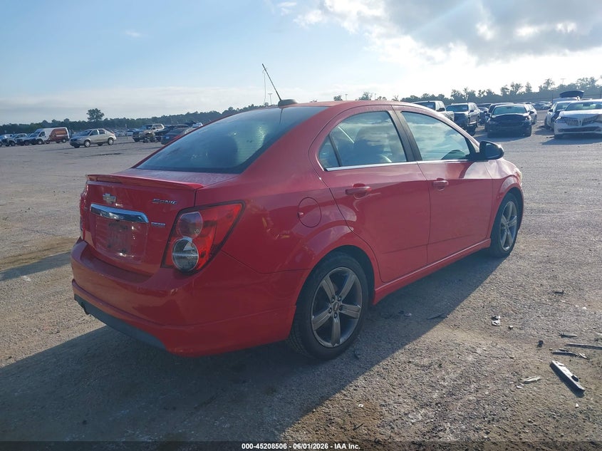 Vin: 1g1jg5sb5g4127429, lot: 45706247, chevrolet sonic rs auto 20164