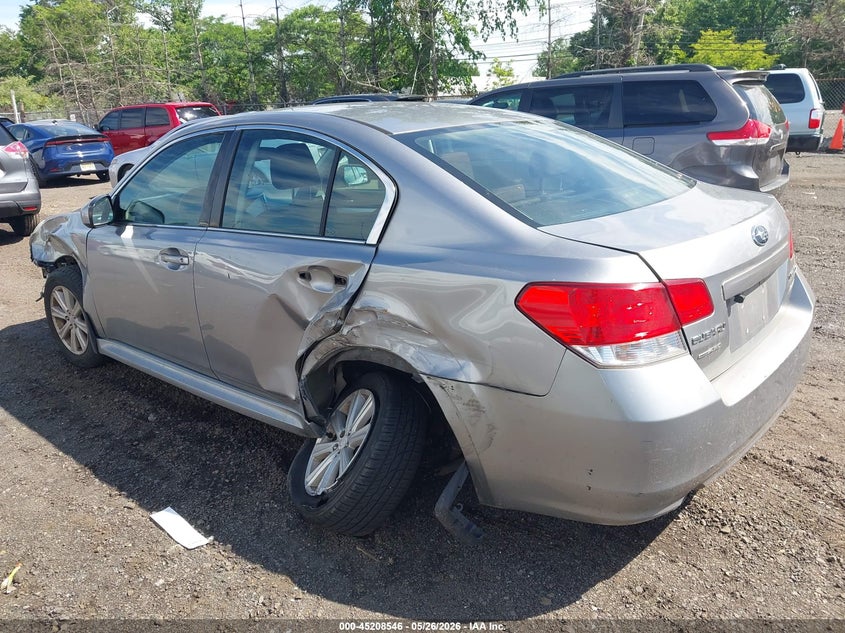 2010 SUBARU LEGACY auction photo 3