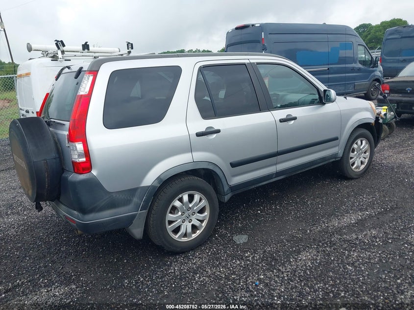 2006 HONDA CR-V SPORT UTILITY VEHICLE 2.4L I-4 DOHC, VVT, 156HP