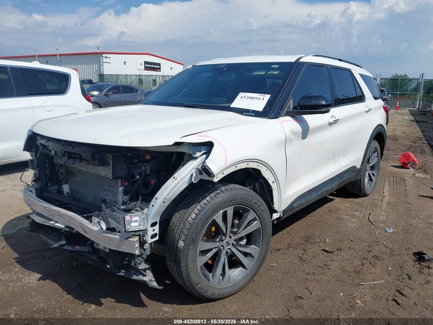 Vin: 1fm5k8hcxlga01483, lot: 45706654, ford explorer platinum 20202