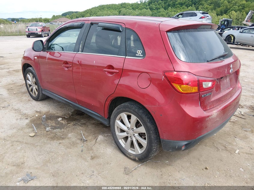 Vin: 4a4ar4au9ee019085, lot: 45706709, mitsubishi outlander sport se 20143