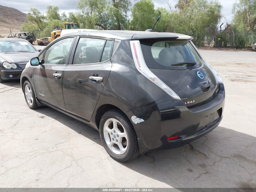 Vin: 1n4az0cp3dc402978, lot: 45706722, nissan leaf sv 20133