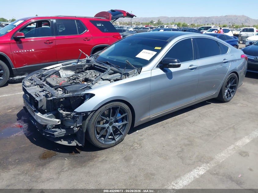 2015 Hyundai Genesis 5.0 KMHGN4JFXFU053408 photo 1