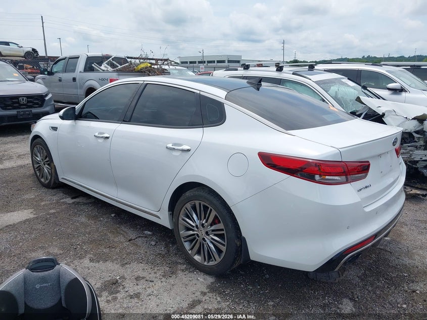 Vin: 5xxgv4l23jg249848, lot: 45706822, kia optima sx turbo 20183
