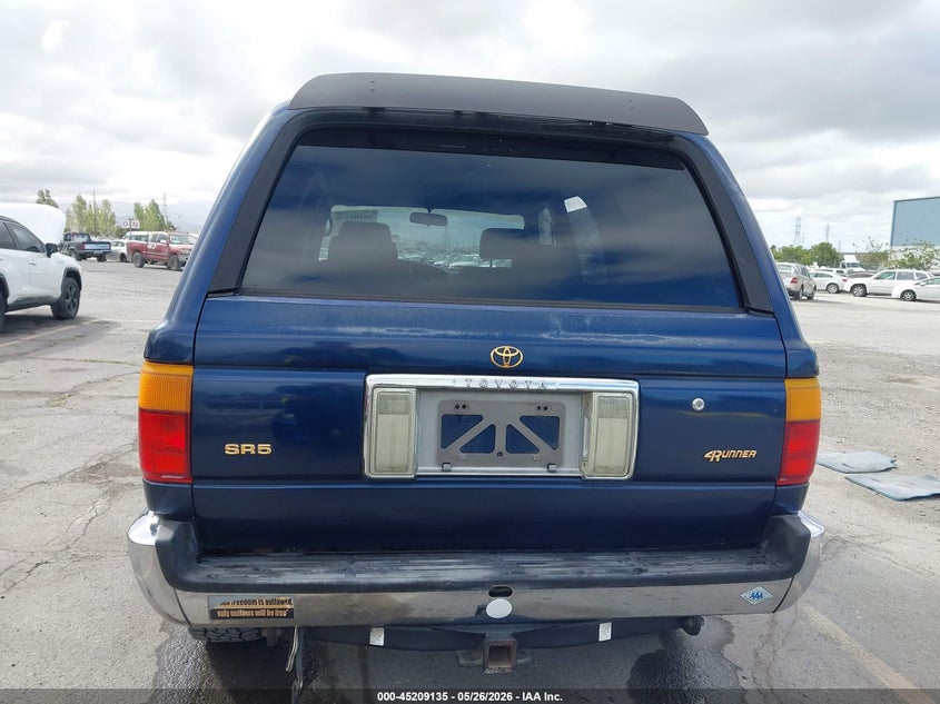 1992 Toyota 4Runner Rn37 VIN: JT3RN37W1N0010102 Lot: 45209135
