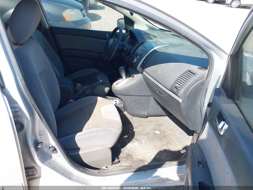 2012 Nissan Sentra 2.0 2.0 S Silver Lot 111045209182 Vin 3N1AB6AP4CL618025