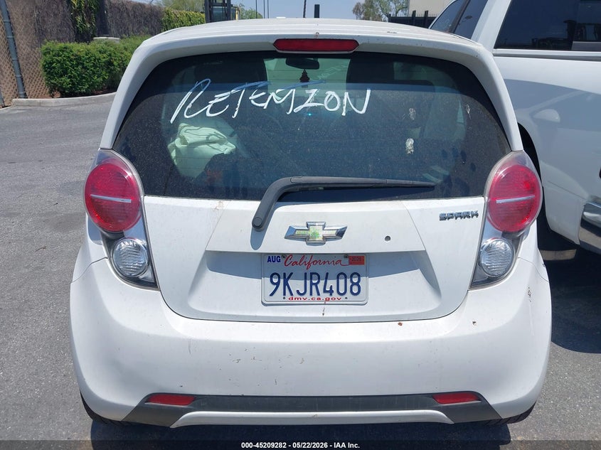 2014 Chevrolet Spark 1Lt Auto VIN: KL8CD6S91EC410031 Lot: 45209282