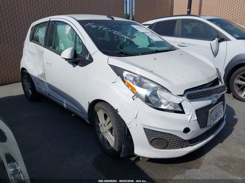 Vin: kl8cd6s91ec410031, lot: 45707023, chevrolet spark lt 20141