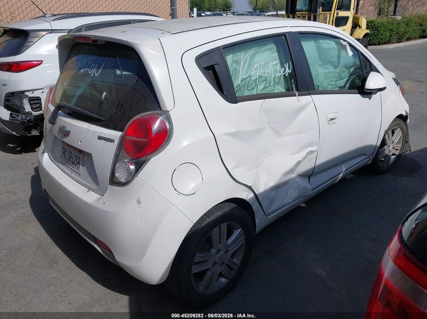 Vin: kl8cd6s91ec410031, lot: 45707023, chevrolet spark lt 20144