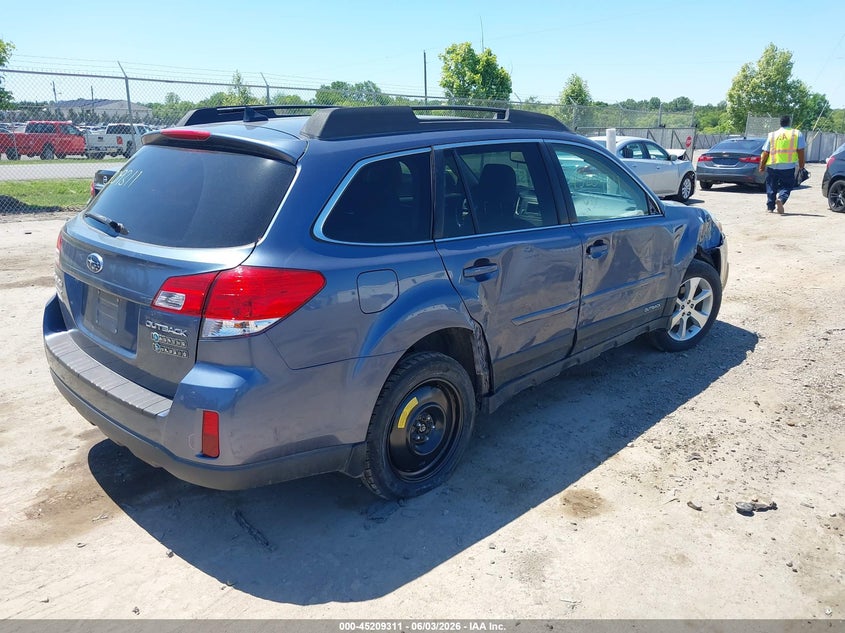 Vin: 4s4brclc0e3309832, lot: 45707052, subaru outback 2.5i limited 20144