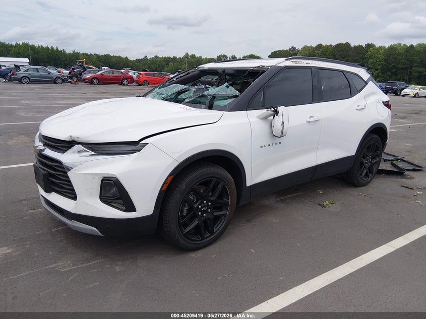 Vin: 3gnkbdrs2ns158314, lot: 45707160, chevrolet blazer fwd 3lt 20222