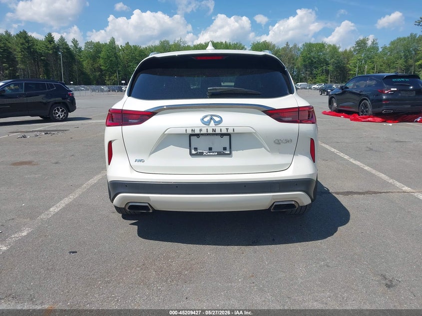 2021 Infiniti Qx50 Luxe Awd VIN: 3PCAJ5BB9MF101087 Lot: 45209427