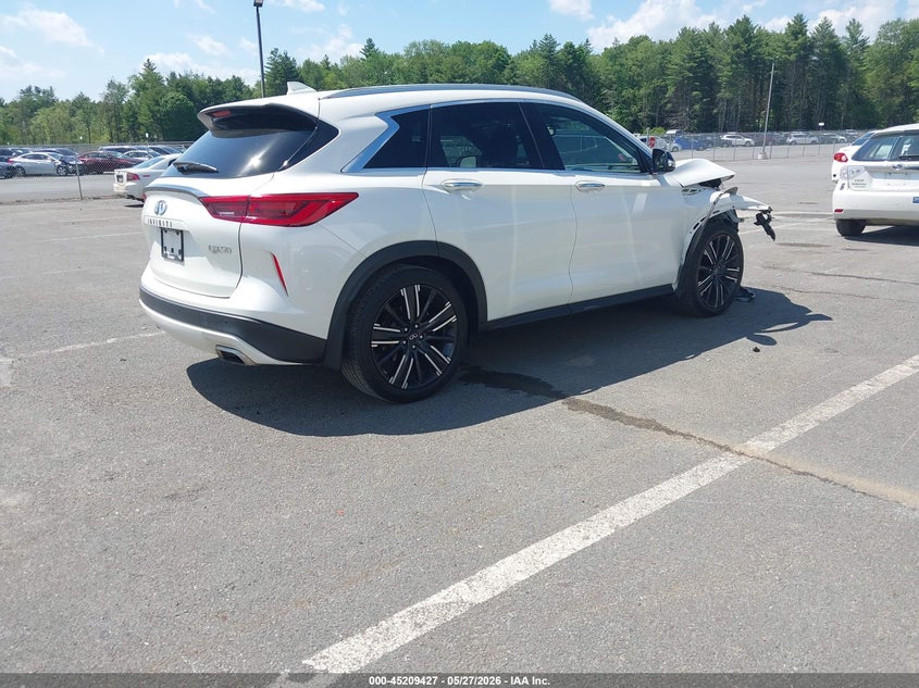 Vin: 3pcaj5bb9mf101087, lot: 45707168, infiniti qx50 luxe awd 20214