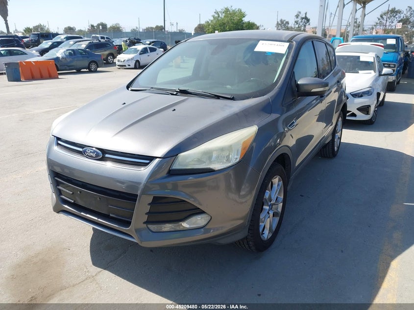 Vin: 1fmcu0hx3duc93955, lot: 45707221, ford escape sel 20132