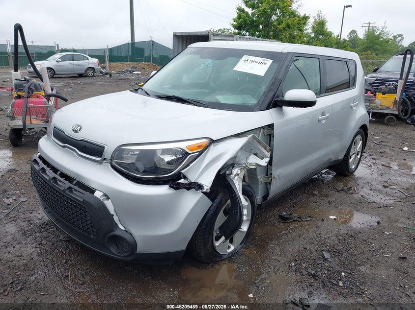 Vin: kndjn2a28g7831779, lot: 45707230, kia soul 20162