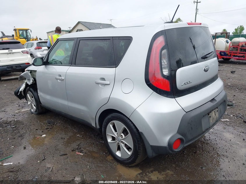 Vin: kndjn2a28g7831779, lot: 45707230, kia soul 20163