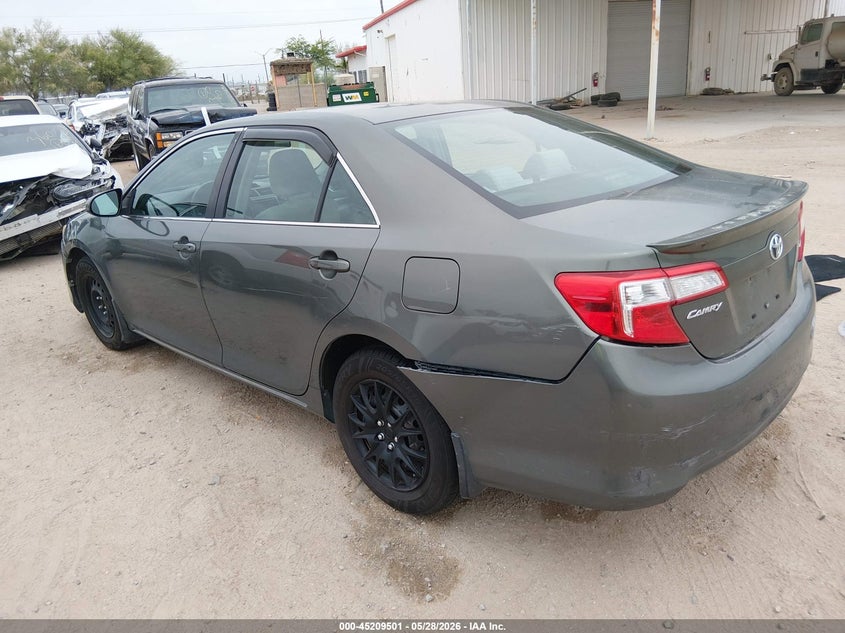 2012 TOYOTA CAMRY SEDAN 2.5L I-4 DOHC, VVT, 178HP