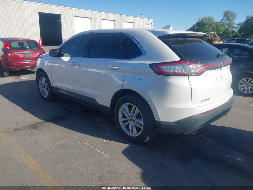 Vin: 2fmtk4j9xfbb33914, lot: 45707254, ford edge sel 20153