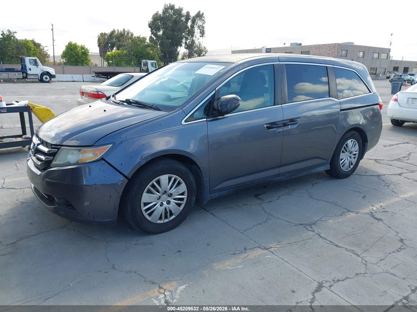 2014 Honda Odyssey Lx 5FNRL5H22EB043751 photo 1