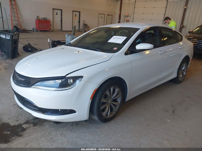 Vin: 1c3cccbb5gn128630, lot: 45707370, chrysler 200 s 20162