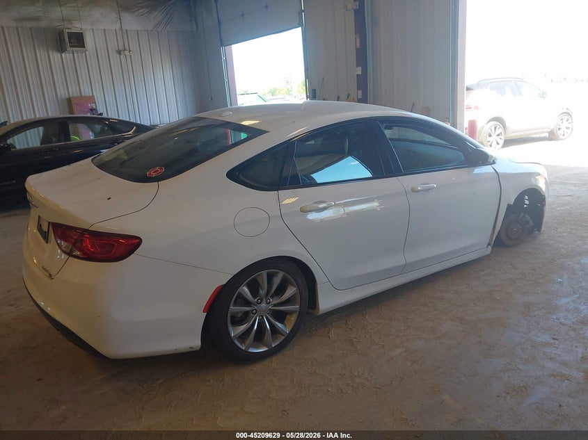 Vin: 1c3cccbb5gn128630, lot: 45707370, chrysler 200 s 20164