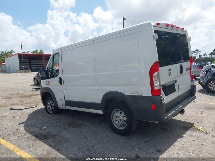 Vin: 3c6trvng9fe516709, lot: 45707380, ram promaster 1500 low roof 20153