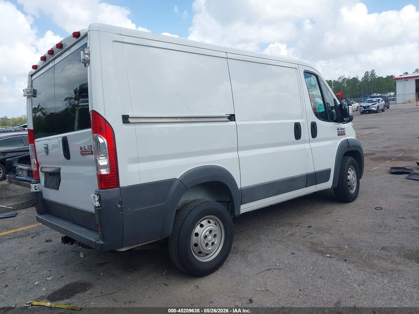 Vin: 3c6trvng9fe516709, lot: 45707380, ram promaster 1500 low roof 20154