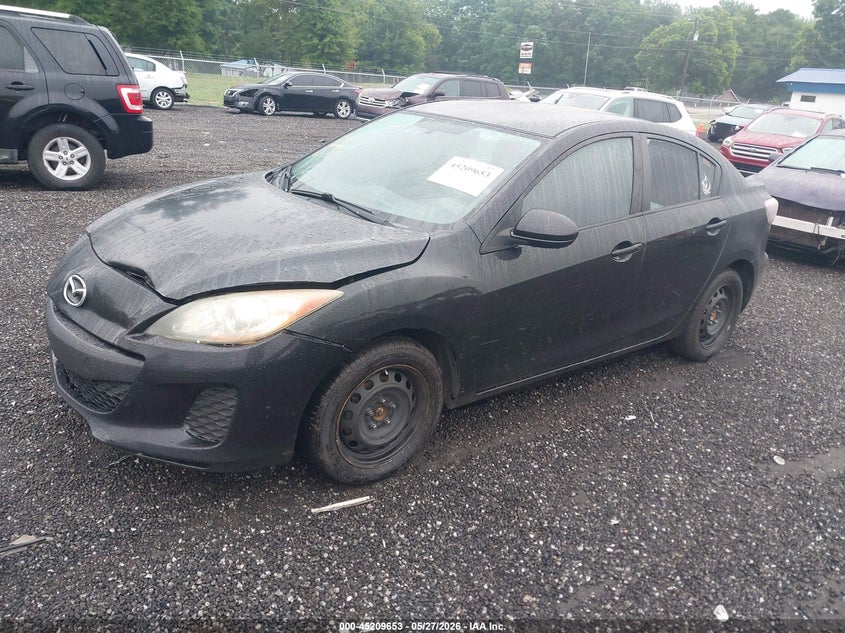 Vin: jm1bl1tf0d1844612, lot: 45707394, mazda mazda3 i sv 20132