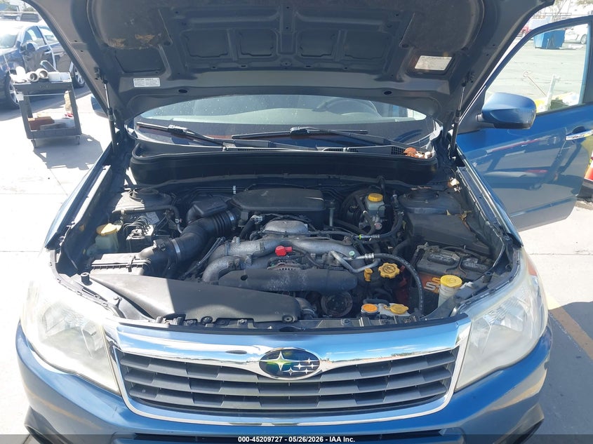 2010 Subaru Forester 2.5 2.5x Premium Blue Lot 111045209727 Vin JF2SH6CC6AH904286