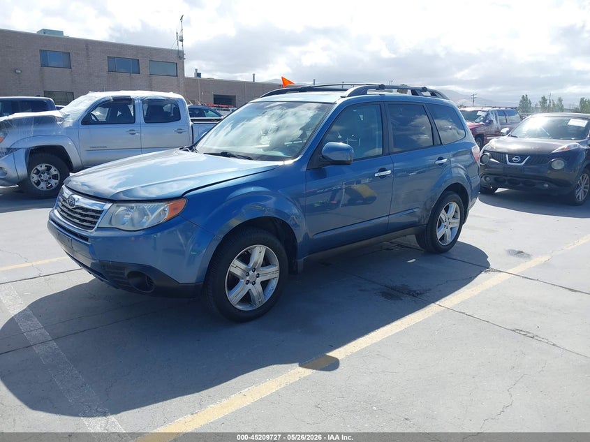 2010 Subaru Forester 2.5 2.5x Premium Blue Lot 111045209727 Vin JF2SH6CC6AH904286