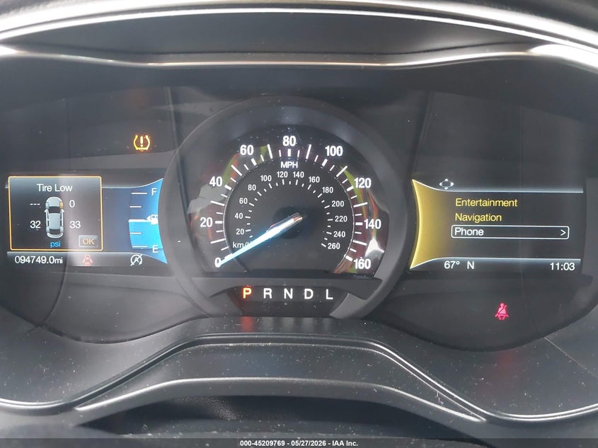 2020 FORD FUSION auction photo 7