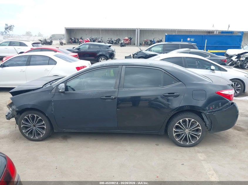 2015 TOYOTA COROLLA SEDAN 1.8L I-4 DOHC, VVT, 132HP