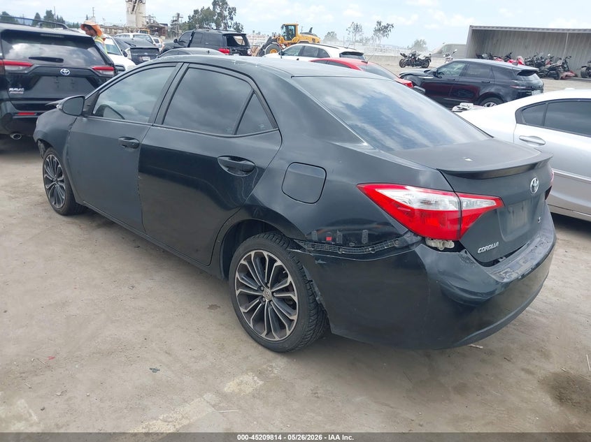 2015 TOYOTA COROLLA SEDAN 1.8L I-4 DOHC, VVT, 132HP