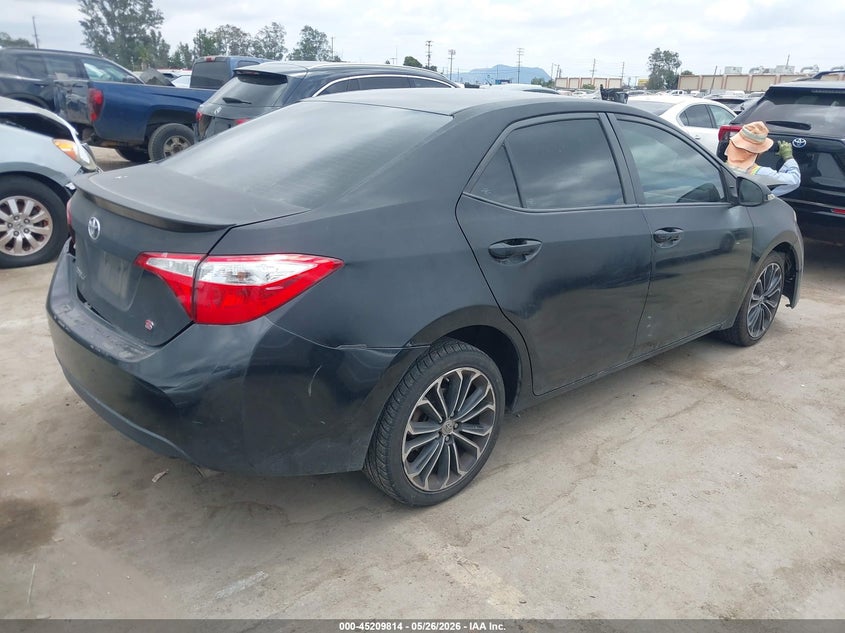 2015 TOYOTA COROLLA SEDAN 1.8L I-4 DOHC, VVT, 132HP