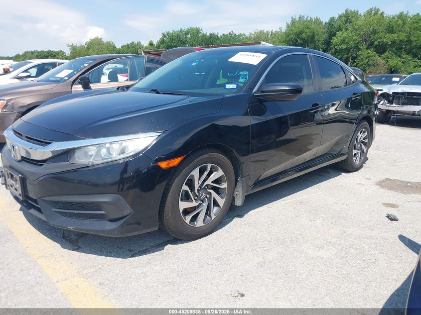 2017 Honda Civic Ex 19XFC2F76HE034996 photo 1