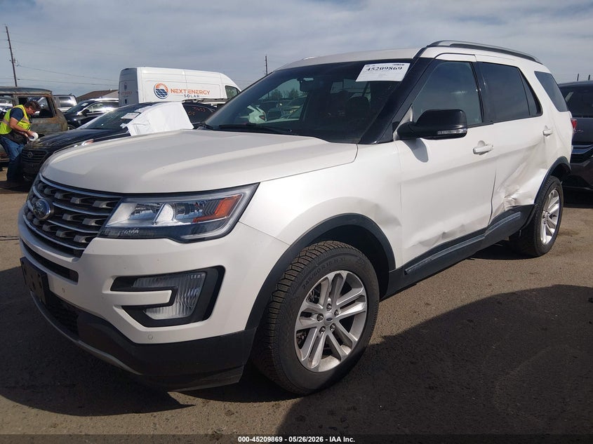 Vin: 1fm5k8d88gga54612, lot: 45707610, ford explorer xlt 20162