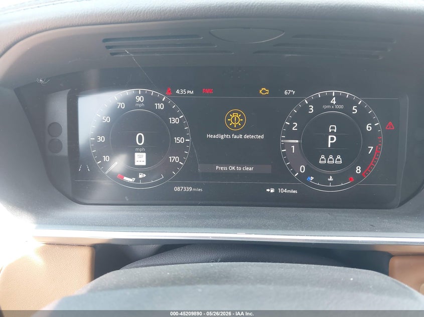 2020 LAND ROVER RANGE ROVER SPORT auction photo 7