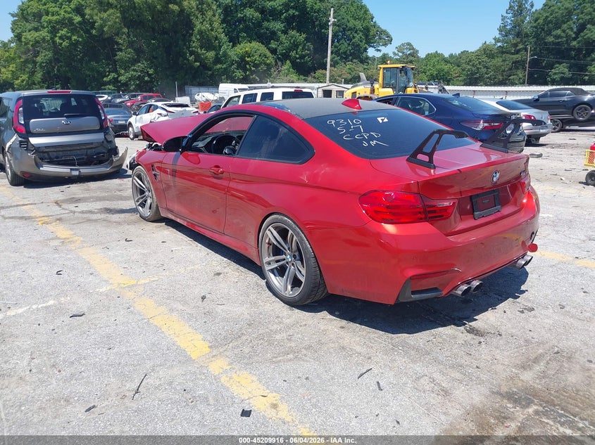 Vin: wbs3r9c58fk329310, lot: 45707657, bmw m4 20153
