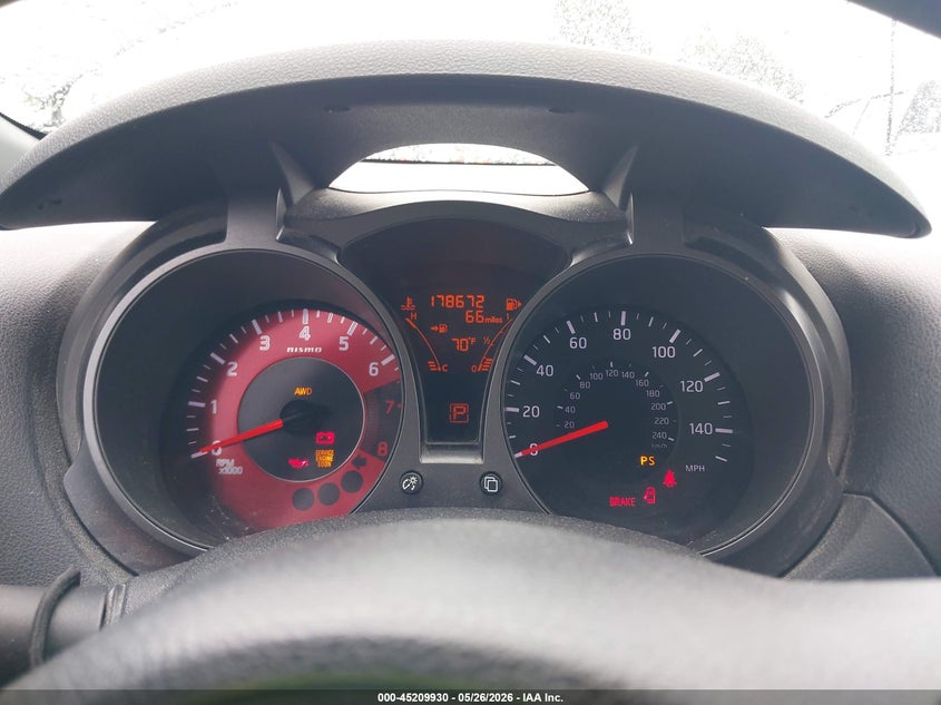 2014 NISSAN JUKE SPORT UTILITY VEHICLE 1.6L I-4 DI, DOHC, VVT, TURBO, 197.2HP